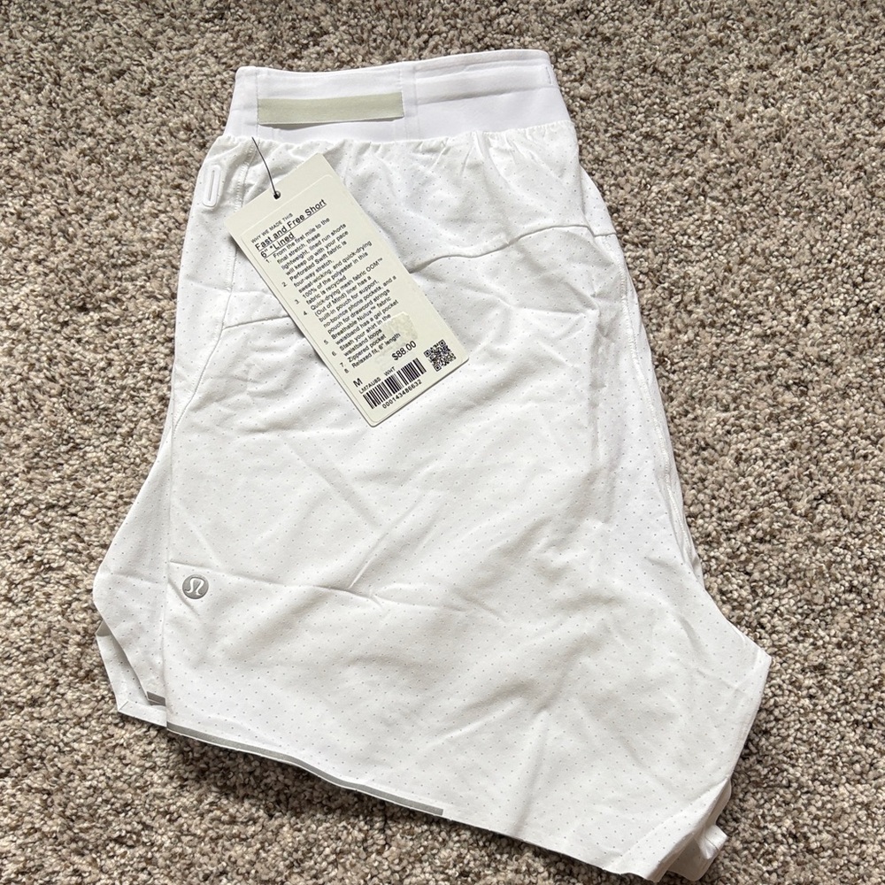 lululemon athletica women’s White Athletic Shorts